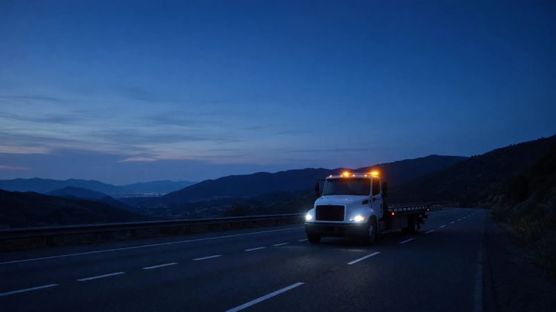 Sagacity Towing truck providing roadside assistance in Denver, Colorado